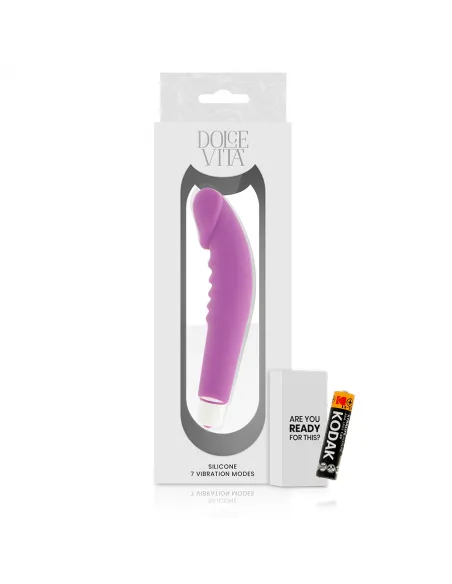 Dolce Vita  Realistic  Pleasure Vibrador Silicona Lila
