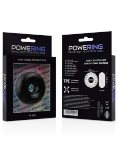 Powering Super Flexible Y Resistente Anillo Pene  5Cm Pr08 Negro 2