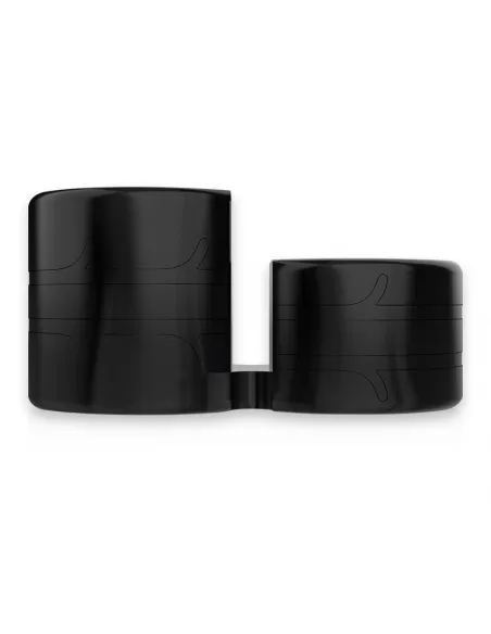 Powering Super Flexible Y Resistente Anillo Pene  Doble Pr12 Negro