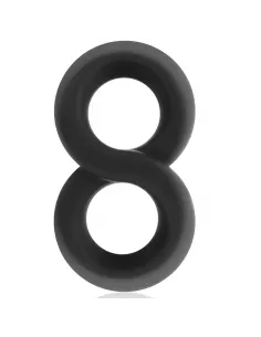Powering Super Flexible Y Resistente Anillo Pene Y Testiculos  Pr12  Negro