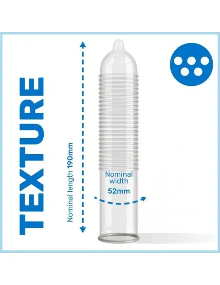 Pasante Preservativos Punteados Más Placer  3 Unidades