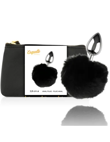 Coquette Plug Anal De Metal Talla L 2.8 X 4.1 Cm