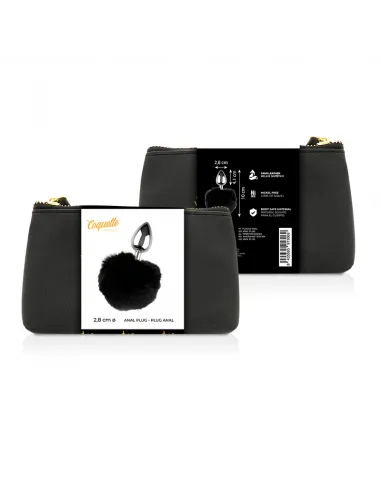 Coquette Plug Anal De Metal Talla L 2.8 X 4.1 Cm