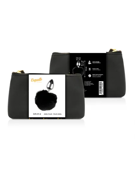 Coquette Plug Anal De Metal Talla L 2.8 X 4.1 Cm