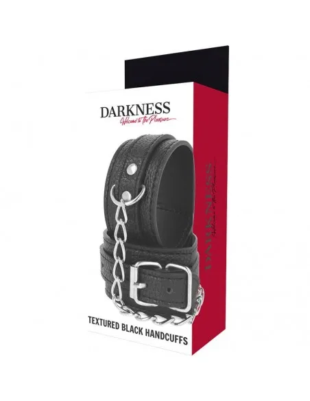 Dark Ness  Esposas Leather Negro