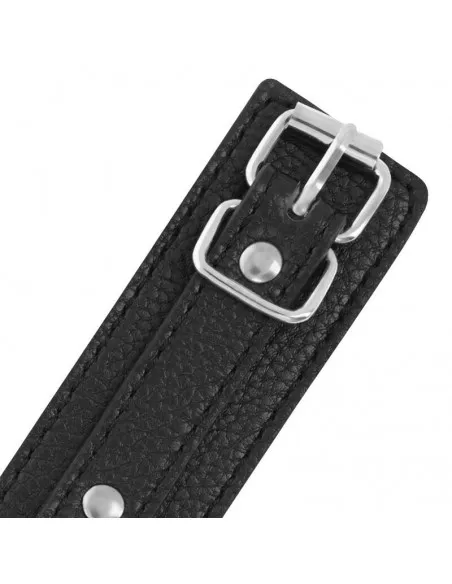 Dark Ness  Esposas Leather Negro