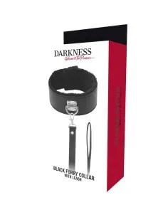 Darkness Collar Forrado Con Cadena Titanium 2