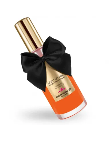 Bijoux Aceite Masaje Efecto Calor Aroma Fresa
