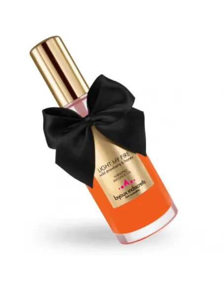 Bijoux Aceite Masaje Efecto Calor Aroma Fresa