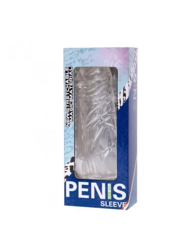 Funda Rosa  Pene Silicona Estimulante 13Cm