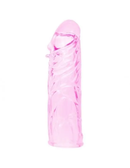 Funda Rosa  Pene Silicona Estimulante 13Cm