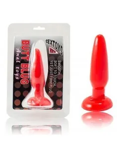 Plug Anal Pequeño Rojo 15Cm