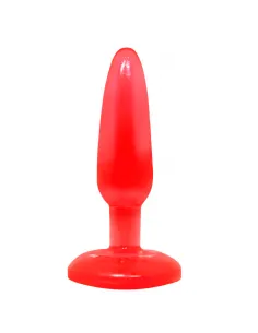 Plug Anal Tacto Suave Rojo 14.2