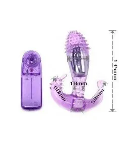 Estimulador  Lila Vaginal Y Anal Con Vibracion