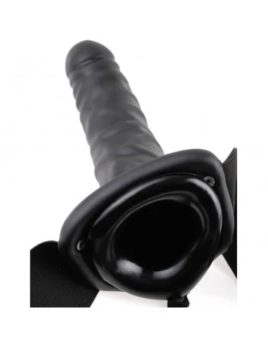 Fetish Fantasy Arnes Vibrador Hueco 19 Cm Negro