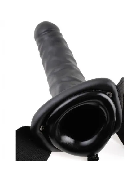 Fetish Fantasy Arnes Vibrador Hueco 19 Cm Negro
