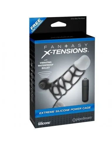 Funda Para El Pene De Silicona Con Vibrador