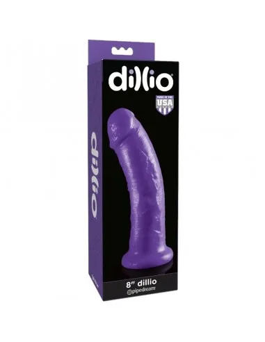 Dillio Dildo Con Ventosa 20.32 Cm Lila