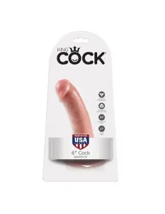 King Cock 6" Pene Natural 15.2 Cm