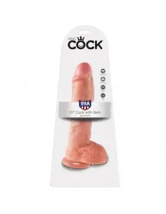 King Cock 10" Pene Realistico Natural 26.5 Cm