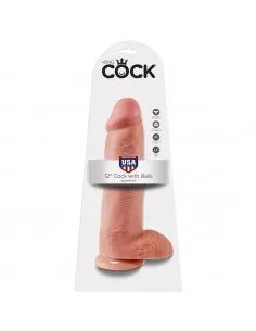 King Cock 12" Pene Realistico Natural 30.48 Cm