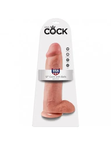 King Cock 12" Pene Realistico Natural 30.48 Cm