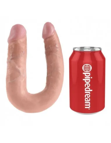 King Cock Dildo Doble Penetración 13.9 Cm Natural