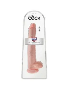 King Cock Pene  Con Testiculos 35.6 Cm Color Natural 2