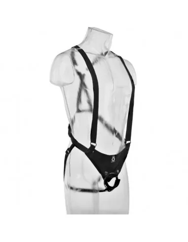 Strap-On Con Dildo Hueco 25.5 Cm Y Tirantes Color Carne