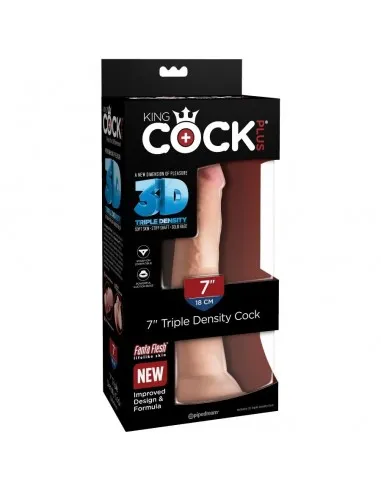 Kingcock Dildo Triple Densidad 18 Cm