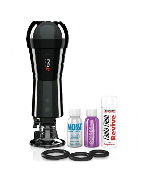 Pdx Elite - Masturbador  Con Vibración Y Efecto Compresor