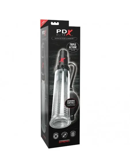 Pdx Elite Bomba De Succion Masturbadora Con Vibracion Suck N Pump Stroker