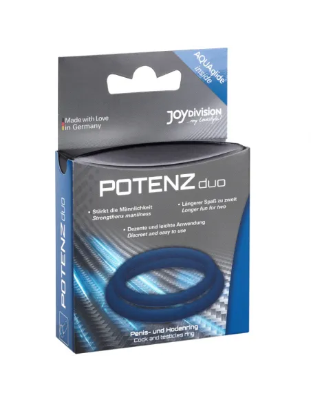 Potenz Duo Azul Anillos Pene Mediano ( Size M)