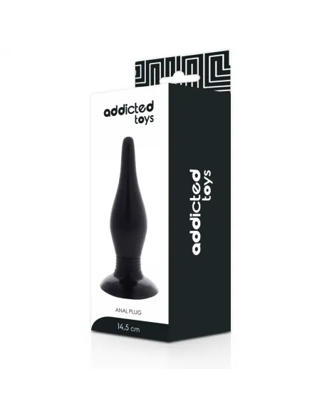 Addicted Toys Anal Plug 14.5Cm Black