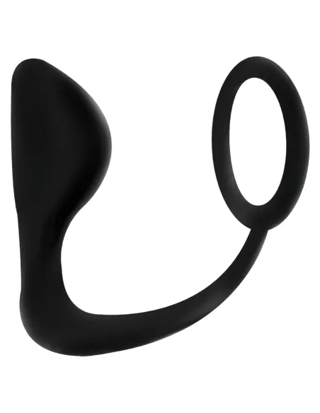 Addicted Toys Plug Anal Con Anillo Pene Negro