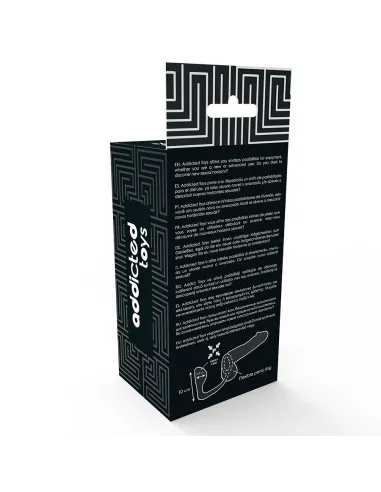 Addicted Toys Plug Anal Con Anillo Pene Negro