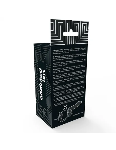 Addicted Toys Plug Anal Con Anillo Pene Negro