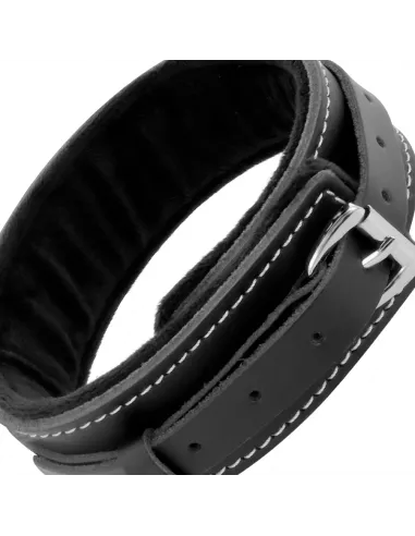 Darkness Collar Leather Con Correa Alta Calidad