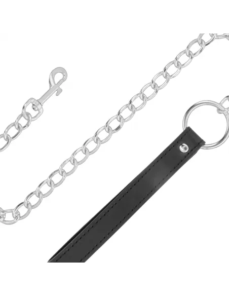 Darkness Collar Con Cadena Soft Leather
