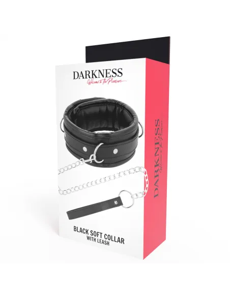 Darkness Collar Con Cadena Soft Leather
