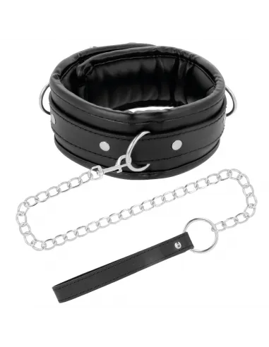 Darkness Collar Con Cadena Soft Leather
