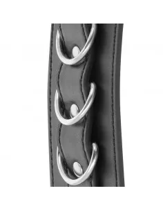 Darkness  Esposas Cuero Ajustables Negro