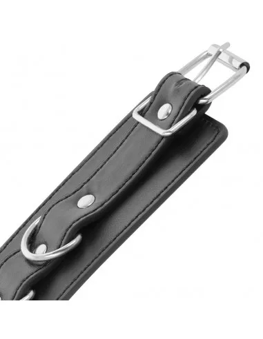 Darkness  Esposas Cuero Ajustables Negro