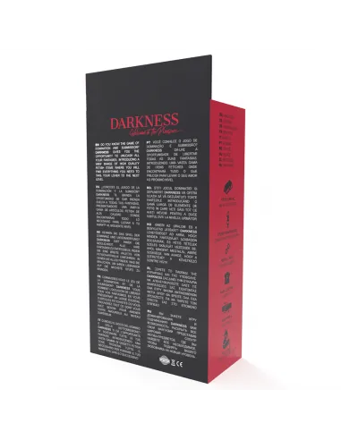 Darkness  Esposas Cuero Con Forro Ajustables Negro