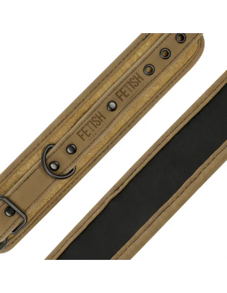 Fetish Submissive Origen Esposas Cuero Vegano