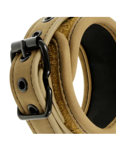 Fetish Submissive Origen Esposas Tobillos Cuero Vegano