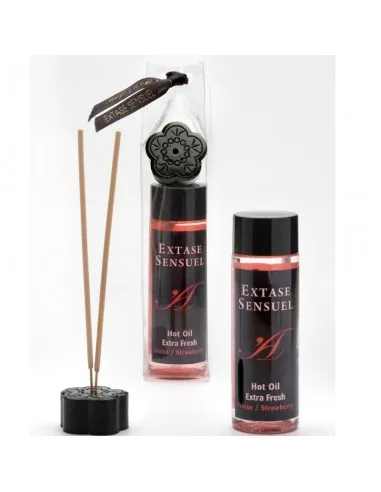 Extase Sensuel Aceite De Masaje Efecto Extra Fresh Fresa 100Ml