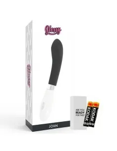 Glossy John Vibrador Negro