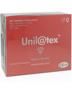 Unilatex Preservativos Rojos/Fresa 144 Uds 2