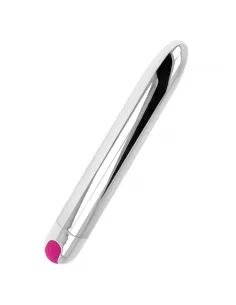 Ohmama Vibrador Silver Recargable 10 Modos 18.5 Cm